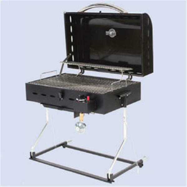 Faulkner Deluxe Gas Grill with Stand, Black 52301